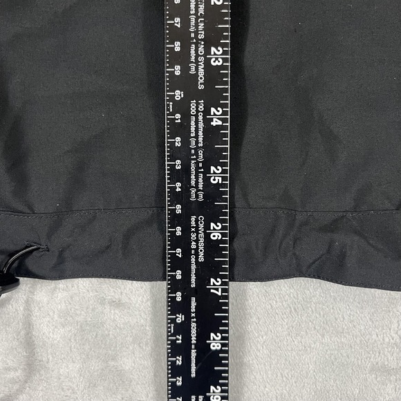 Dior Makeup Jacket Mens Large Black Hooded Half Zip Pullover Windbreaker Anorak - Picture 9 of 13